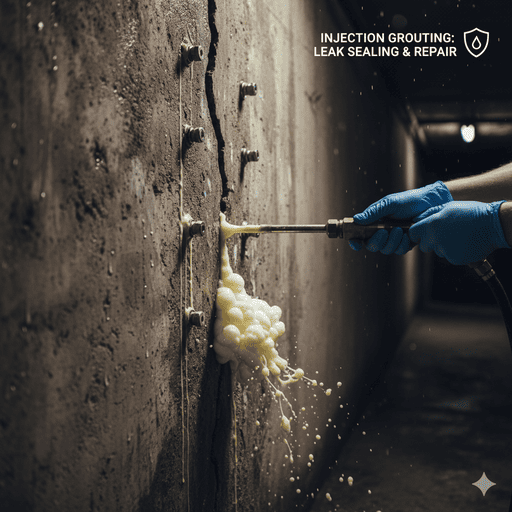 آب بندی به روش تزریق (Injection Grouting)
